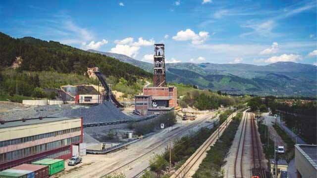 Вид на рудник Chelopech (Фото: www.miningglobal.com)